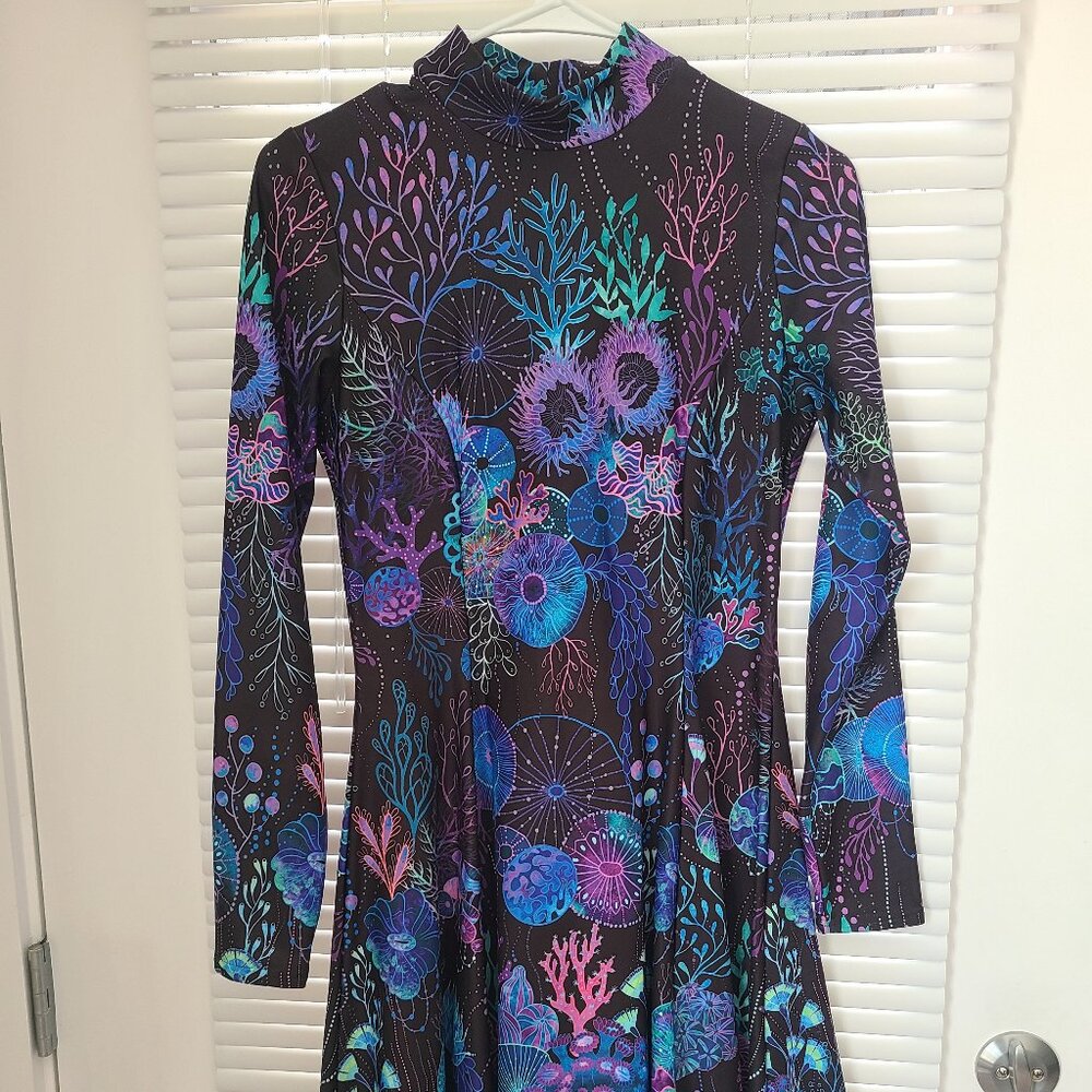 Blackmilk - Floral Coral Mididress M - Limited
